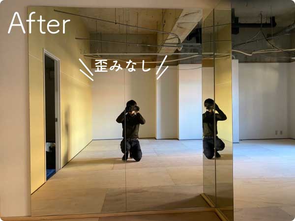 連張り施工事例あり】ダンススタジオの大型鏡は120cm×180cm以上がおすすめ！費用目安はコチラ